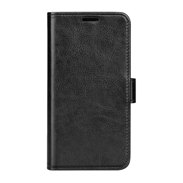 Motorola Moto G73 5G Fodral Crazy Horse Läder Svart