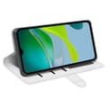 Miniatyrbild 5 av 6: Motorola Moto E13 Fodral Crazy Horse Läder Vit