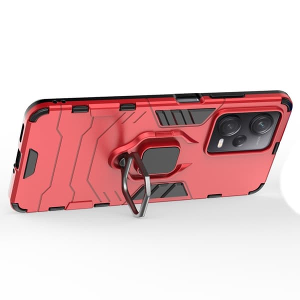 Xiaomi Redmi Note 12 Pro 5G Skal Ring Hybrid Armor Röd
