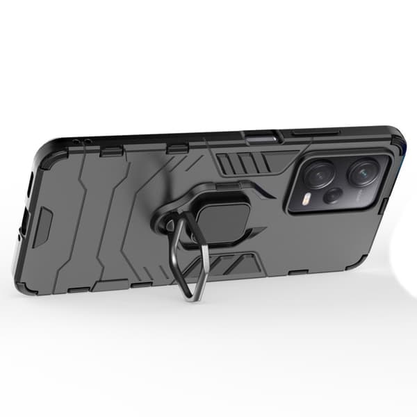 Xiaomi Redmi Note 12 Pro 5G Skal Ring Hybrid Armor Svart