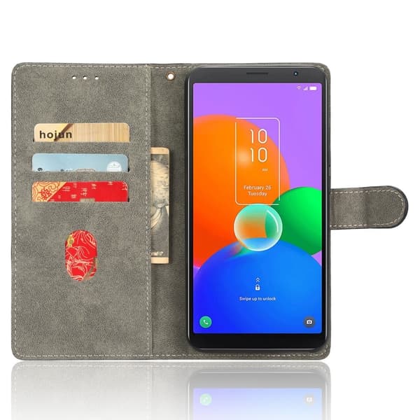 TCL 403 (2023) Fodral RFID Läder Blå