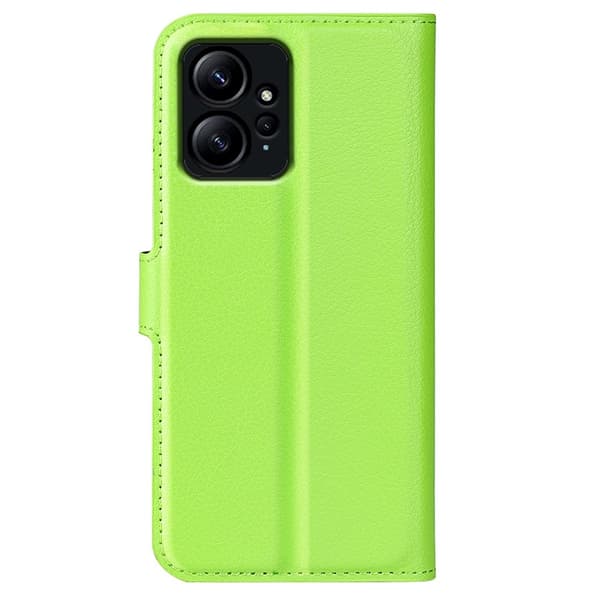 Xiaomi Redmi Note 12 4G Fodral Litchi Läder Grön