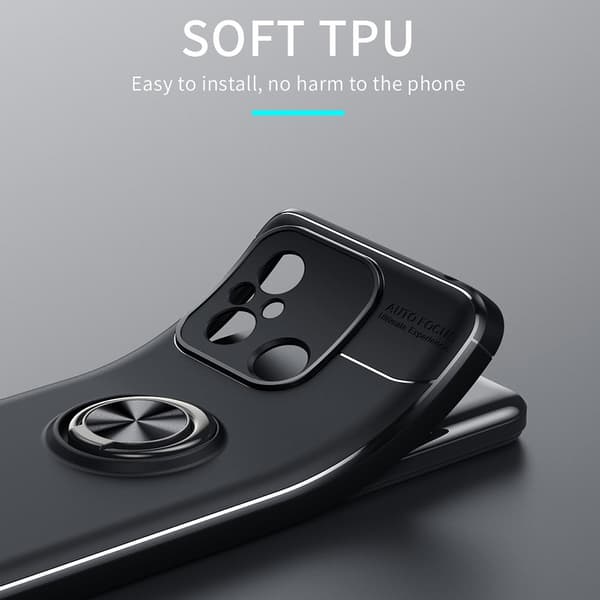 Xiaomi Redmi 12C 4G Skal Ring Svart/Roséguld