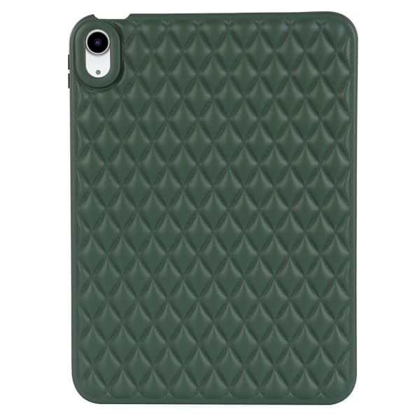 iPad Air 2025-2020 Skal Diamond Textur TPU Mörk Grön