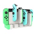 Miniatyrbild 3 av 6: iPega Nintendo Switch LED Laddstation För Ställ och 4x Joy-Con