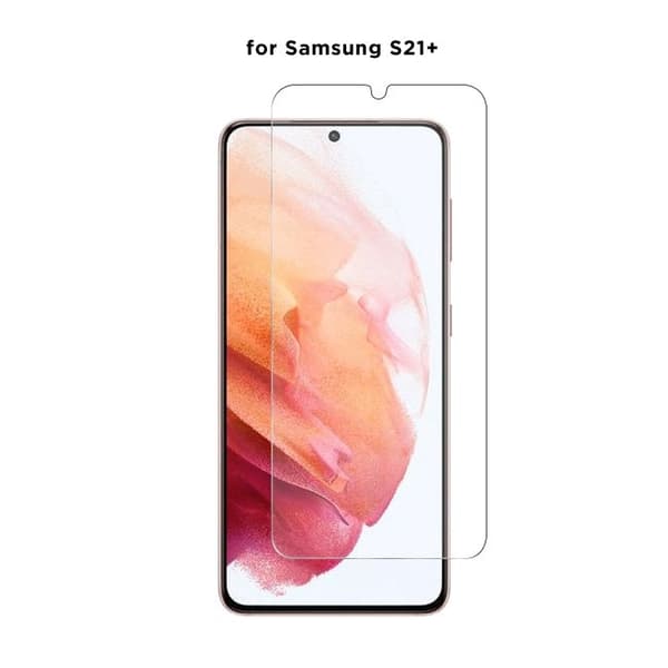 Samsung Galaxy S21+ - Transparent Skal Två Kortfack + Skärmskydd