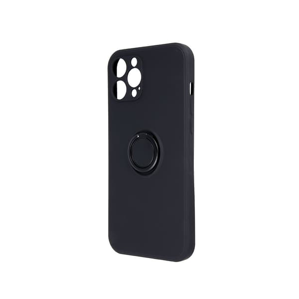 Suojakuori rengaspidikkeellä Xiaomi Redmi Note 9s / 9 Pro / 9 Pro Maxille - musta