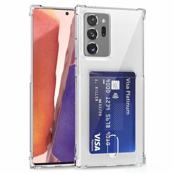 Samsung Galaxy S21 Ultra - Transparent Skal + Mjuk Skyddsfilm