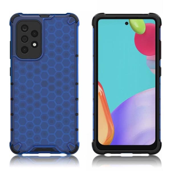 Bofink Honeycomb Samsung Galaxy A52 5G case - Blue | CDON