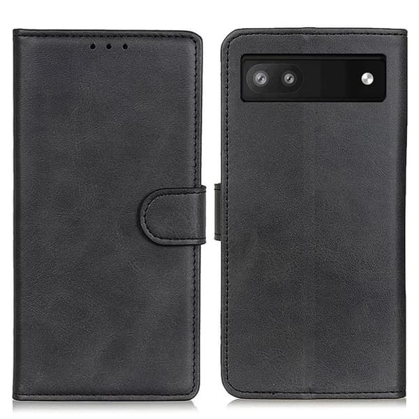 Texturerat Google Pixel 6a telefonfodral - Svart