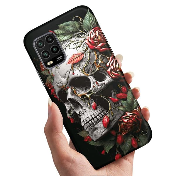 Xiaomi Mi 10 Lite - Kuoret/Suojakuori Skull Roses