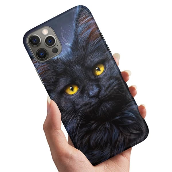 iPhone 13 - Deksel/Mobildeksel Svart Katt