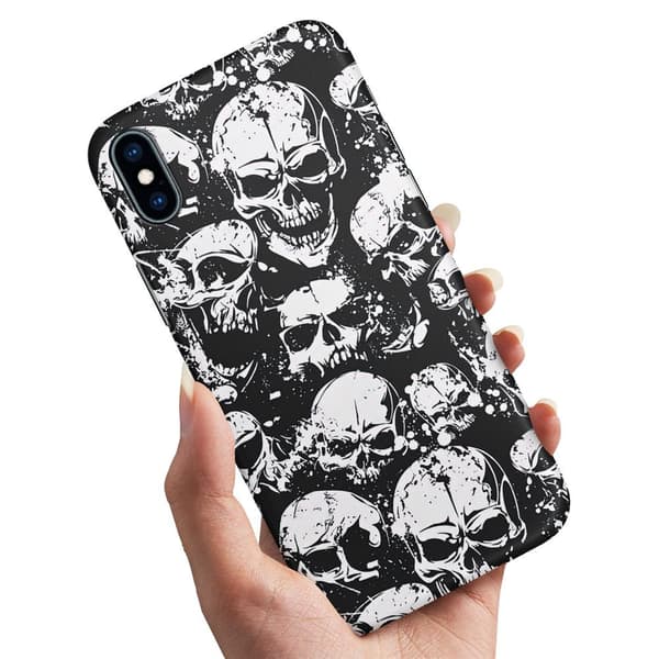 iPhone X/XS - Deksel/Mobildeksel Skulls