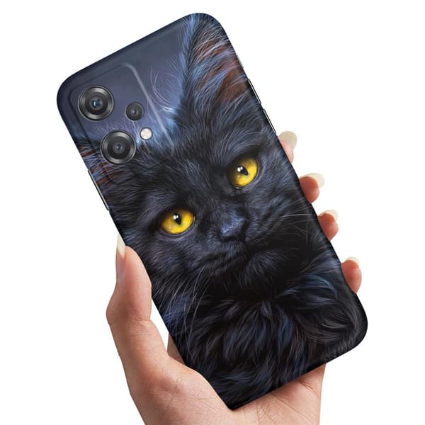 OnePlus Nord CE 2 Lite 5G - Skal/Mobilskal Svart Katt