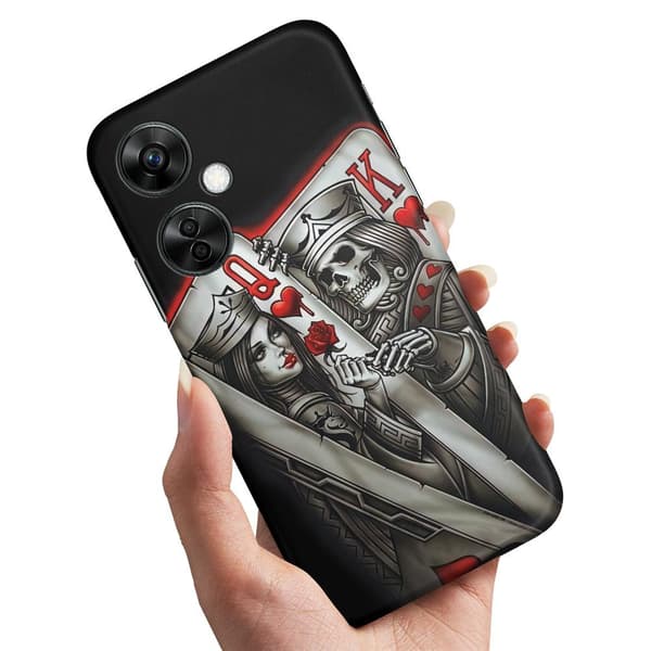 OnePlus Nord CE 3 Lite 5G - Kuoret/Suojakuori King Queen Korttipakka