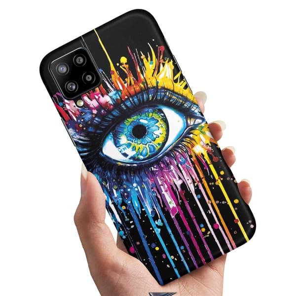 Samsung Galaxy A12 - Kuoret/Suojakuori Vuotava Silmä