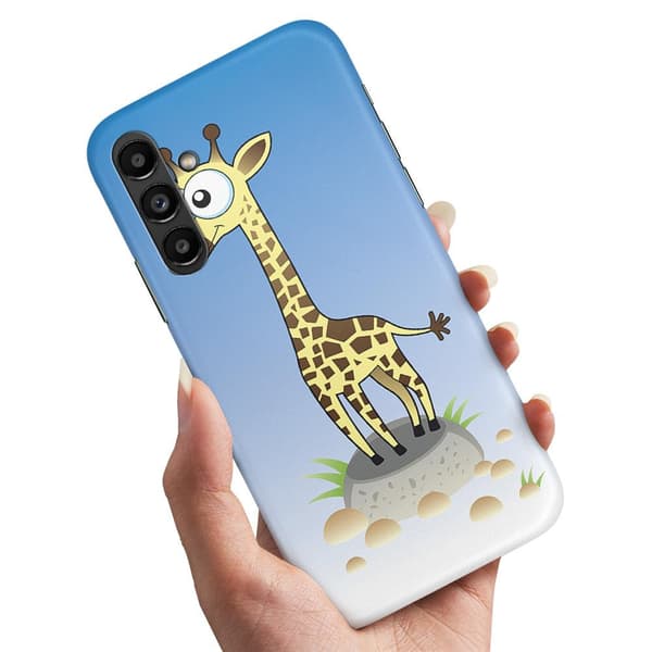 Samsung Galaxy A14 - Kuoret/Suojakuori Piirretty Kirahvi