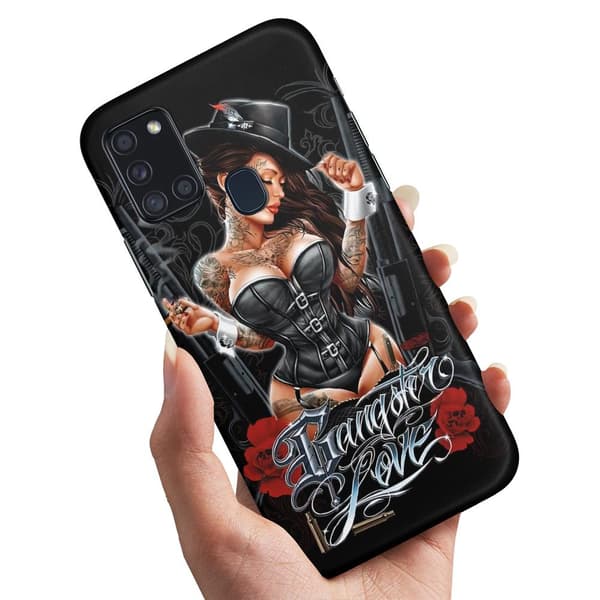 Samsung Galaxy A21s - Deksel/Mobildeksel Gangster Love