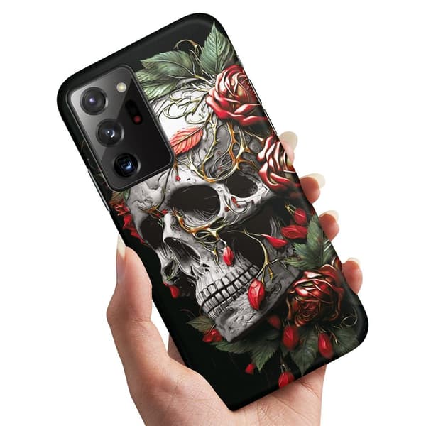 Samsung Galaxy S20 Ultra - Cover/Mobilcover Skull Roses