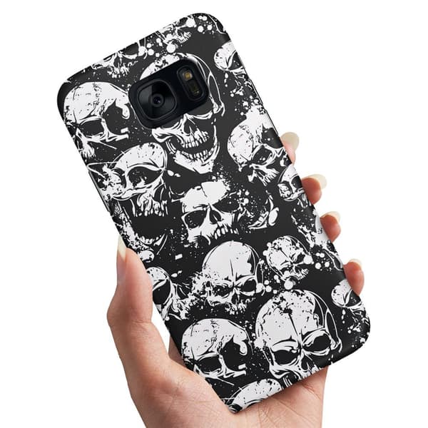 Samsung Galaxy S7 Edge - Deksel/Mobildeksel Skulls