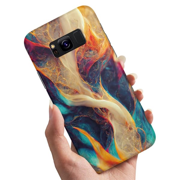 Samsung Galaxy S8 - Cover/Mobilcover Abstrakt Mønster