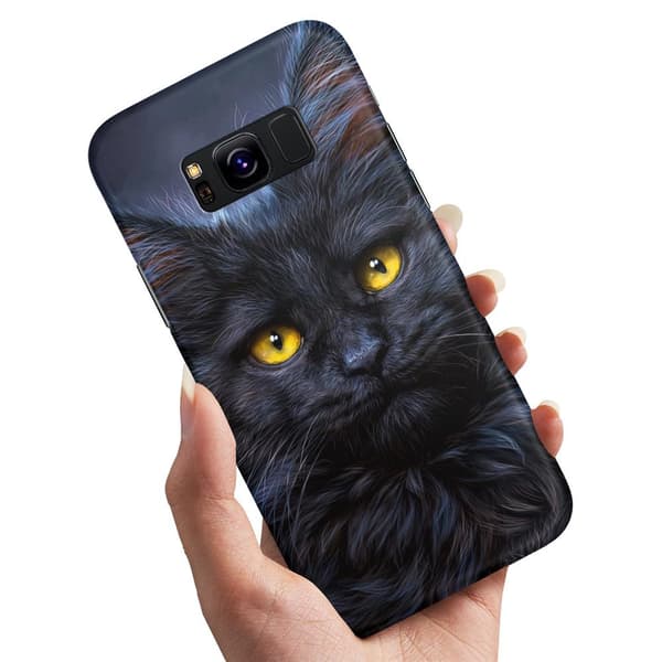 Samsung Galaxy S8 Plus - Deksel/Mobildeksel Svart Katt