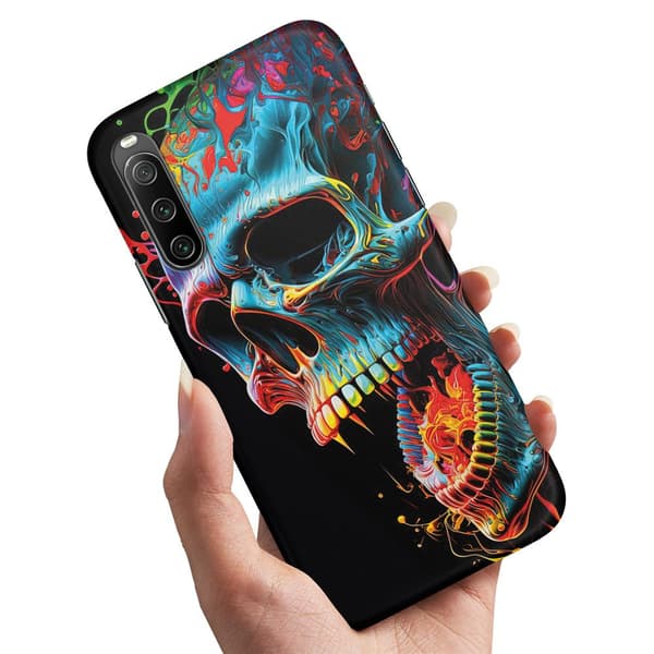 Sony Xperia 10 IV - Skal/Mobilskal Skull