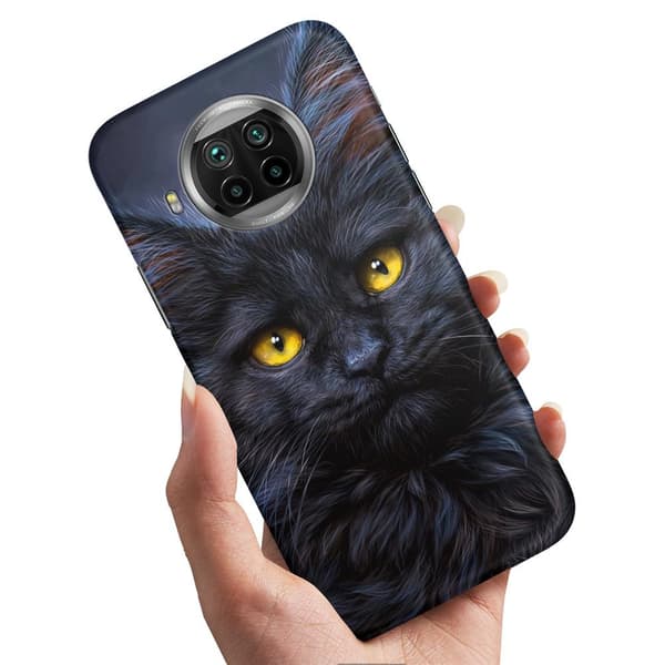 Xiaomi Mi 10T Lite - Deksel/Mobildeksel Svart Katt