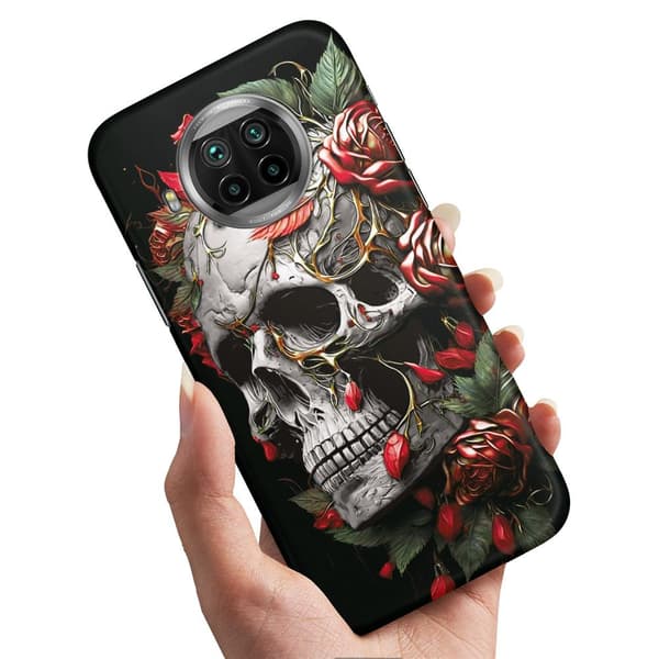 Xiaomi Mi 10T Lite - Deksel/Mobildeksel Skull Roses