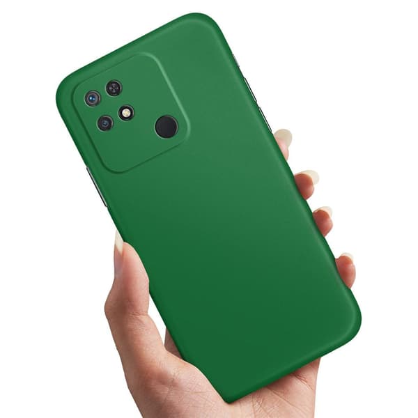 Xiaomi Redmi 10C - Cover/Mobilcover Grøn