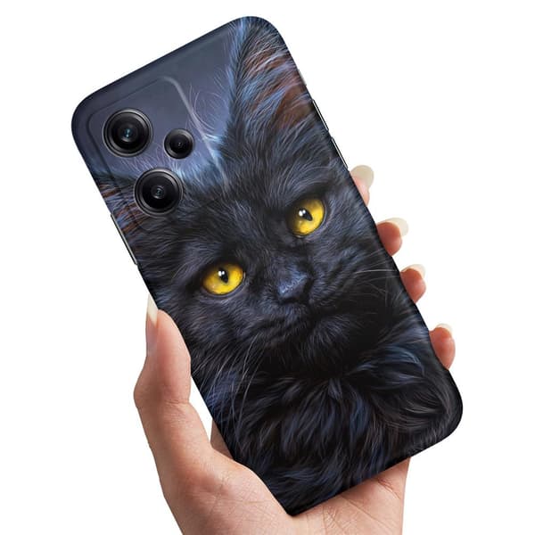 Xiaomi Redmi Note 12 5G - Skal/Mobilskal Svart Katt