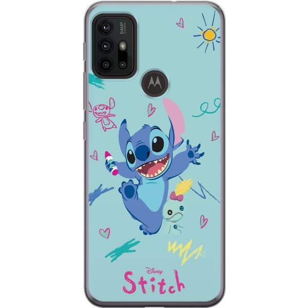 Motorola Moto G30 Genomskinligt Skal Stitch