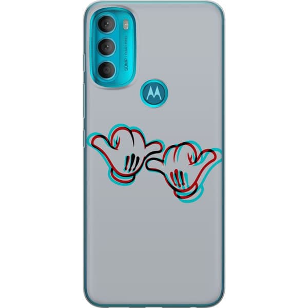 Motorola Moto G71 5G Gennemsigtig cover Whassup