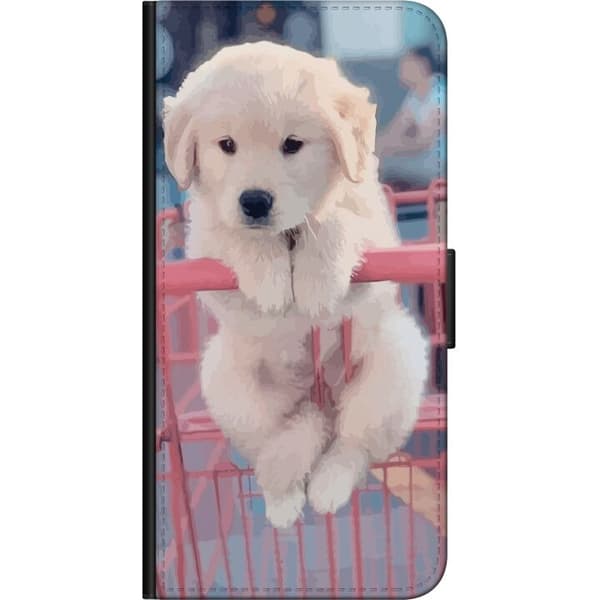 Huawei P40 Pro Tegnebogsetui Hundehvalp