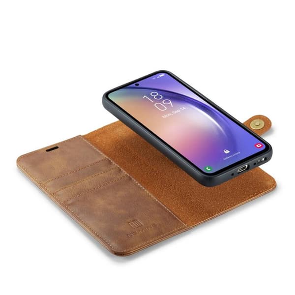 Wallet DG-Ming 2i1 Samsung Galaxy A54 5G - Brun