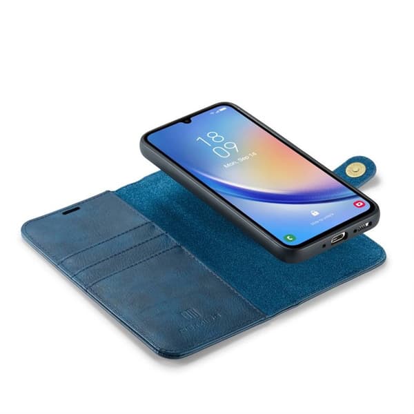 Wallet DG-Ming 2i1 Samsung Galaxy A24 4G - Blå