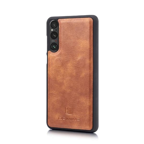 Lompakkokotelo DG-Ming 2i1 Sony Xperia 1 V - Ruskea