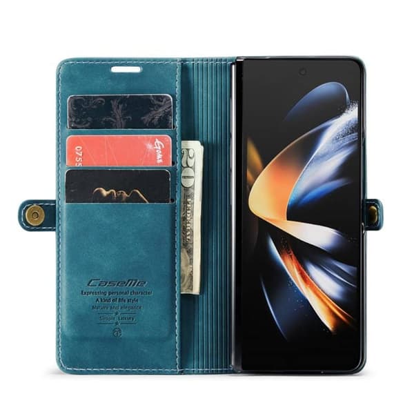 CaseMe FlipCase Samsung Galaxy Z Fold 5 - Blå