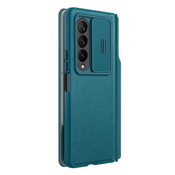 Nillkin Qin Pro cover Samsung Galaxy Z Fold 5 - Petrol