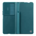 Miniatyrbillede 1 af 5: Nillkin Qin Pro cover Samsung Galaxy Z Fold 5 - Petrol