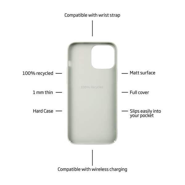 holdit iPhone 14 Pro Max Cover Slim Case Light Beige