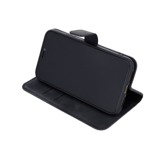 Konstläderfodral till Motorola Moto G13 / G23 - Svart