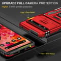 Pikkukuva 3 / 7: SKALO Google Pixel 7a Armor hybridi metallirengas kameran liukusäädin - - Punainen