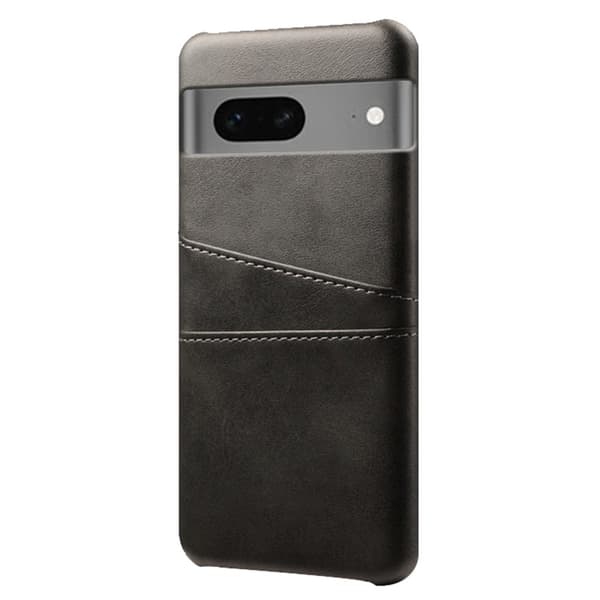 SKALO Google Pixel 7a PU-nahkainen Korttikotelo - Musta