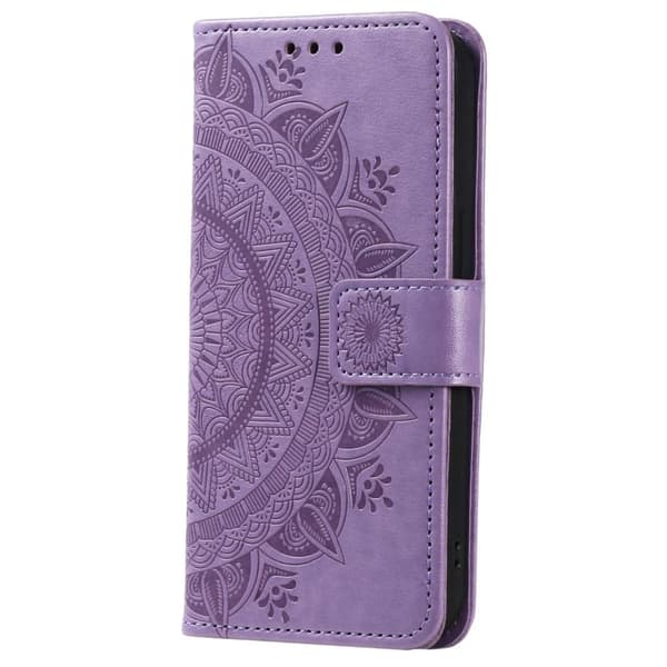 SKALO Google Pixel 7a Mandala Flip Cover - Lilla