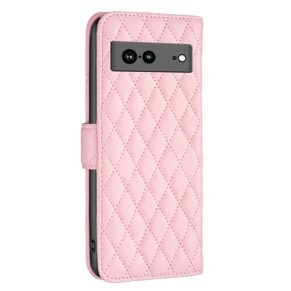 SKALO Google Pixel 7a BINFEN COLOR Quiltet Pung - Pink