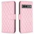 Miniatyrbillede 1 af 7: SKALO Google Pixel 7a BINFEN COLOR Quiltet Pung - Pink
