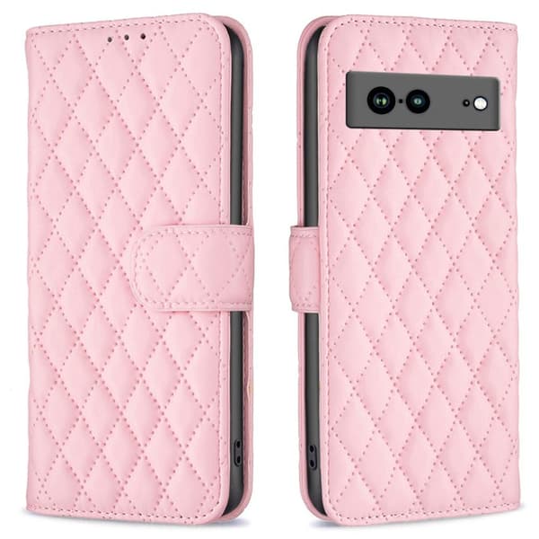 SKALO Google Pixel 7a BINFEN COLOR Quiltet Pung - Pink