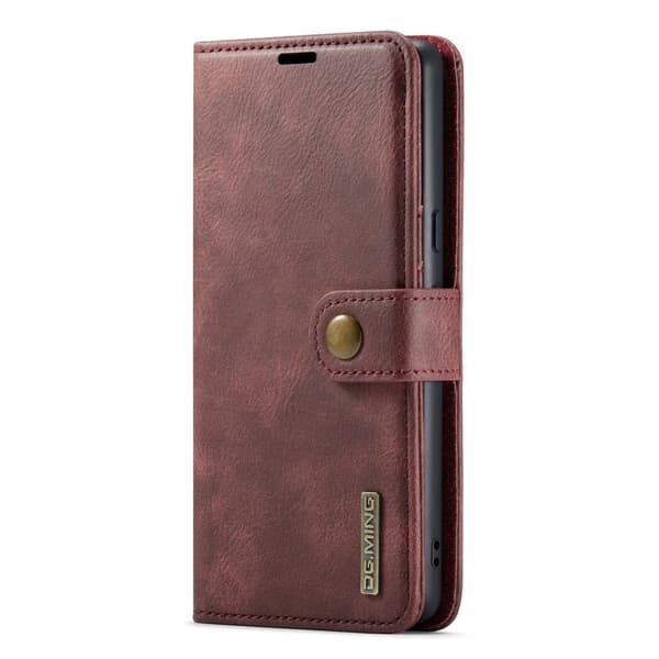 DG MING Google Pixel 7a 2-i-1 Magnet Plånboksfodral - Röd