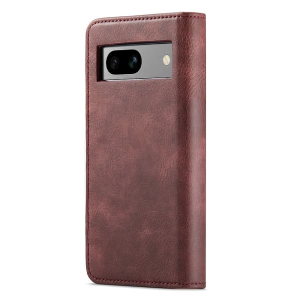 DG MING Google Pixel 7a 2-i-1 Magnet Plånboksfodral - Röd